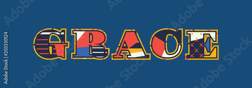 Grace Concept Word Art Illustration