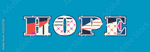 Hope Concept Word Art Illustration