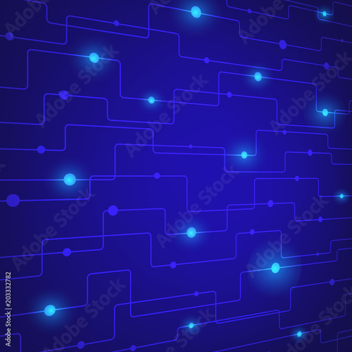 Abstract Network line for future , Background