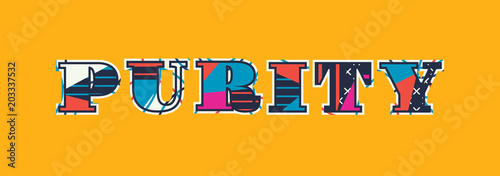 Purity Concept Word Art Illustration