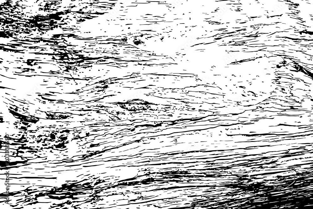 Naklejka premium Dry wooden texture with structure line. Timber vector illustration on transparent background.