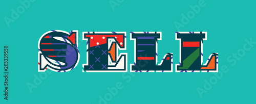 Sell Concept Word Art Illustration