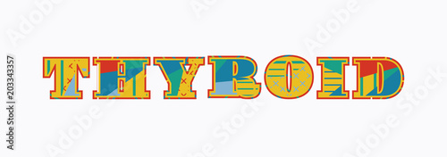 Thyroid Concept Word Art Illustration