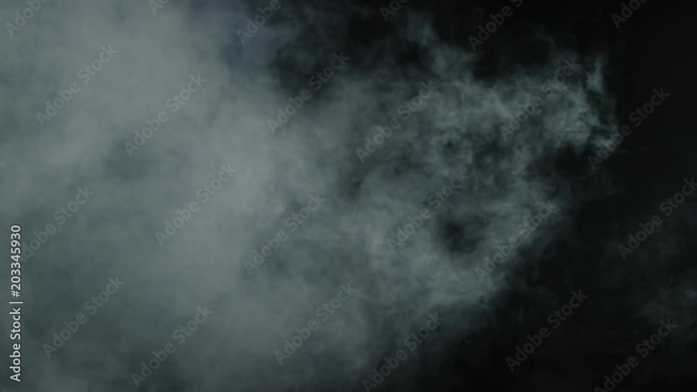 Realistic Smoke / Fog / Gas Moving Fast with Gust of Wind, Filling Black Background. Real Lens Flare that is Easy to Use in Blend / Overlay Modes.