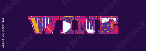 Wine Concept Word Art Illustration