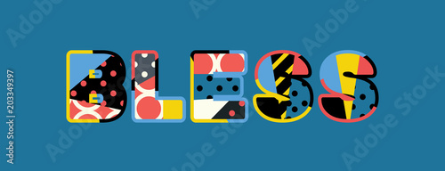 Bless Concept Word Art Illustration