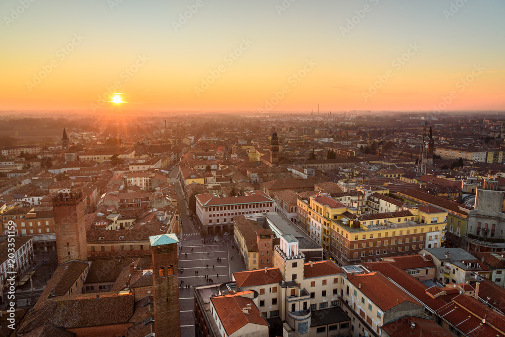 Vista dal Torrazzo di Cremona
