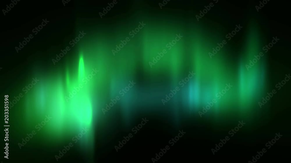 Arctic bright northern light on black background. Realistic aurora borealis digital motion animation. Arctic bright northern light on black background. Realistic aurora borealis digital motion animation.