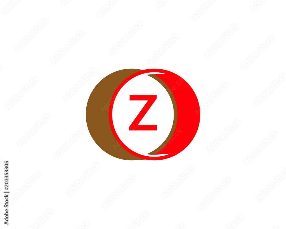 z letter circle logo z letter circle logo