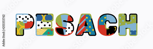 Pesach Concept Word Art Illustration
