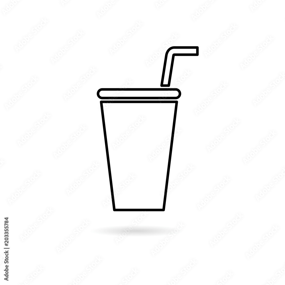 Soda icon, Drink icon, Disposable Cup Soda icon, Drink icon, Disposable Cup
