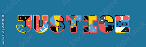 Justice Concept Word Art Illustration