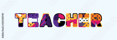 Teacher Concept Word Art Illustration