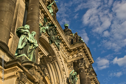 Decoration of the Evangelical Supreme Parish and Collegiate Church in Berlin in Germany