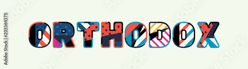 Orthodox Concept Word Art Illustration