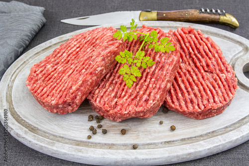 Foto steak haché