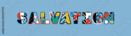 Salvation Concept Word Art Illustration