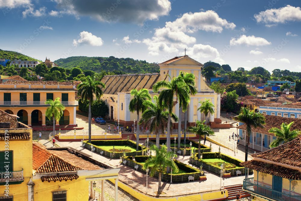 Beautiful view of Trinidad city Cuba