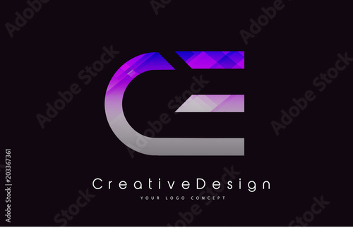 Foto CE Letter Logo Design