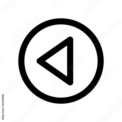 Free Download arrow triangle left - GFXLoad
