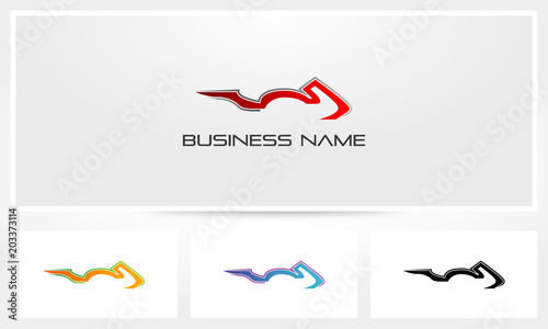 Sportbike Silhouette Logo