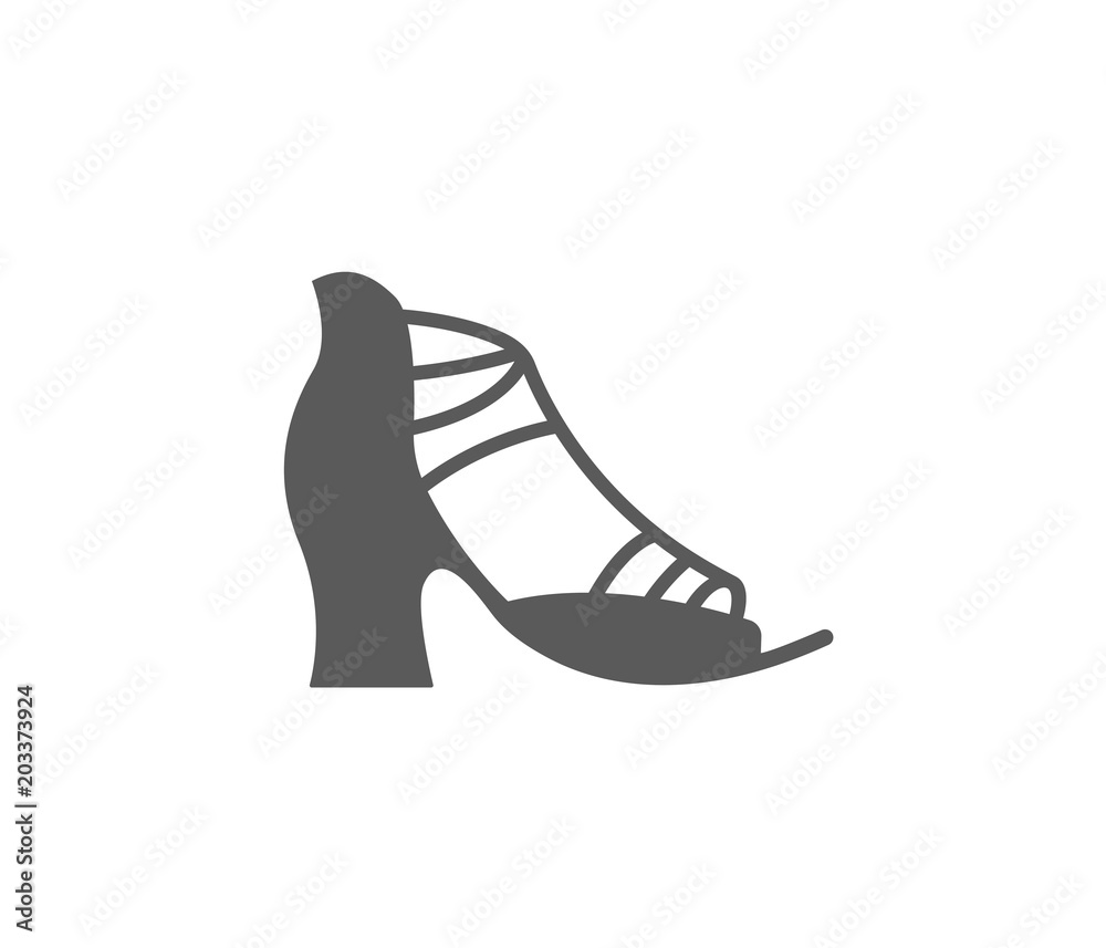 Woman High Heel Shoes and Sandal Icon Woman High Heel Shoes and Sandal Icon
