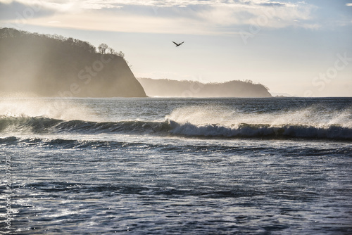 Playa Buena Vista Beach at sunrise, Guanacaste Province photo