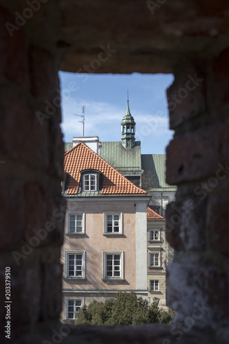 Late-Renaissance style burgher houses which were rebuilt after the Second World War and now form the UNESCO World Heritage Site Old Town