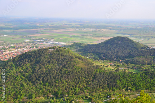 View of Sarospatak city, Hungary. photo