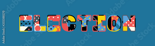 Election Concept Word Art Illustration