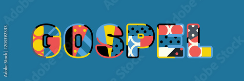 Gospel Concept Word Art Illustration