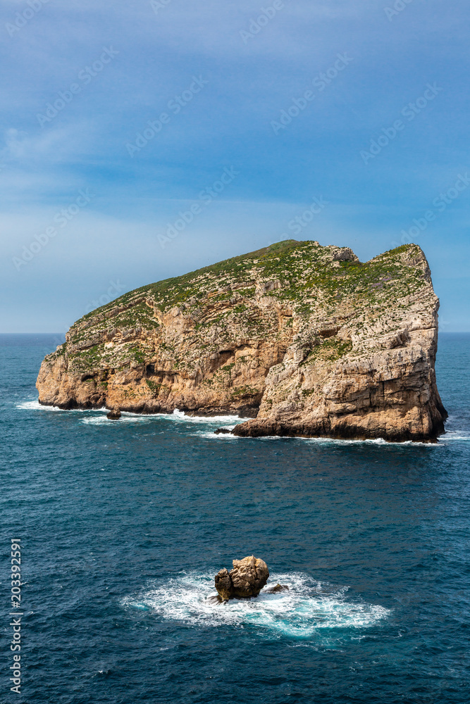 Obraz premium View of the island 