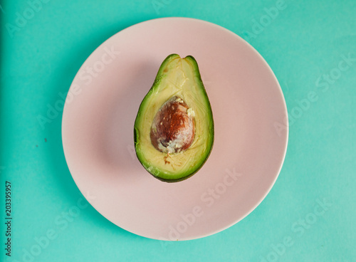 Avocado On A Plate photo