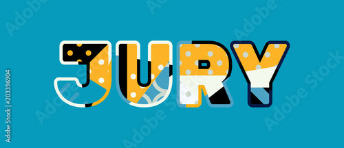 Jury Concept Word Art Illustration