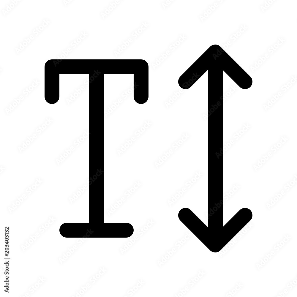 text height text height