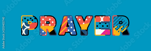 Prayer Concept Word Art Illustration