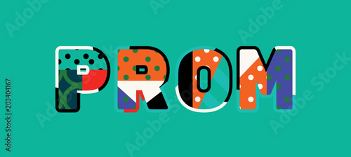 Prom Concept Word Art Illustration