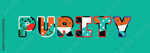Purity Concept Word Art Illustration
