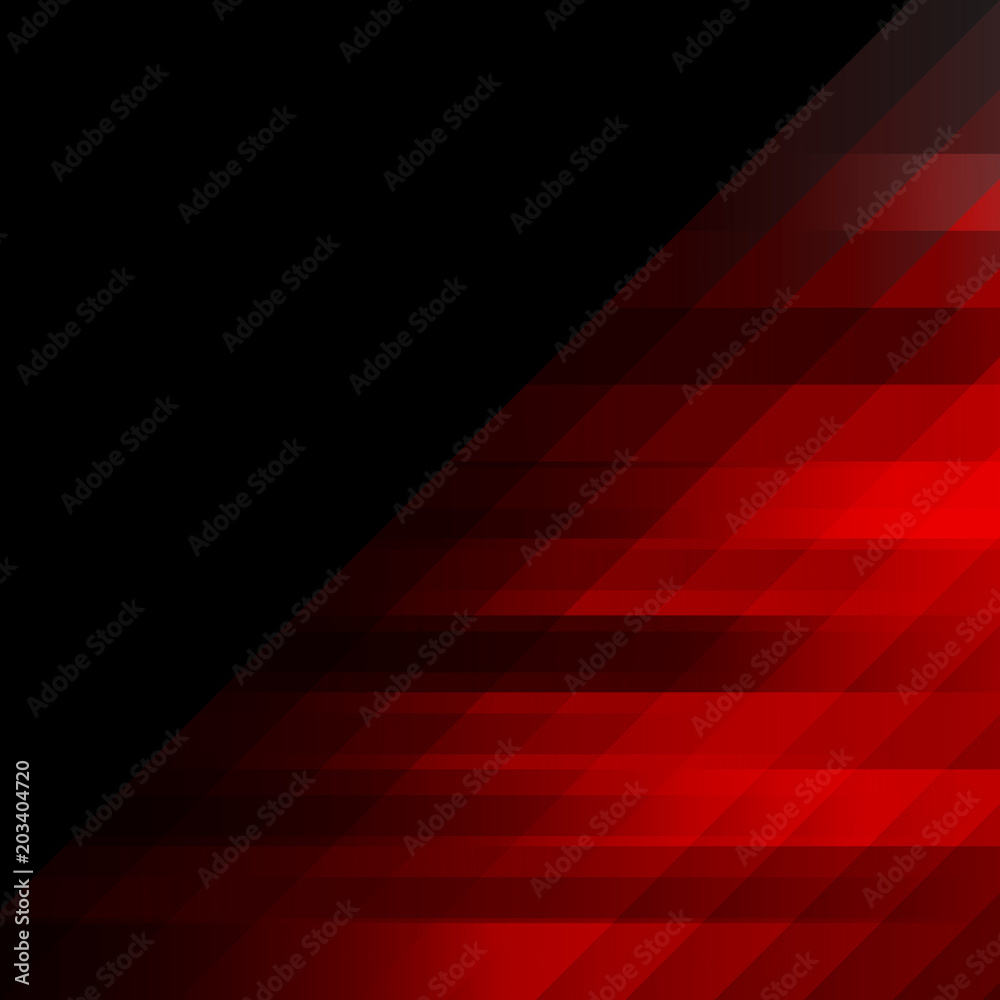 Dark red tech minimal geometric abstract background - obrazy, fototapety, plakaty 