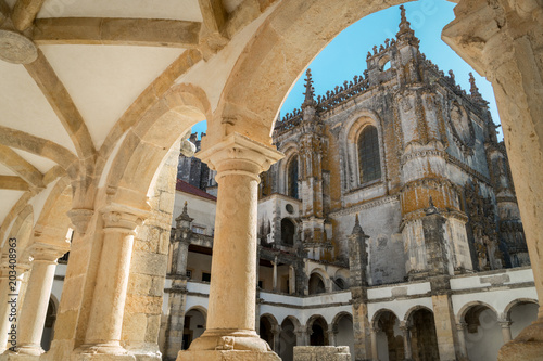Dom Joao III Cloister in the Templar Convent of Christ in Tomar, Portugal.