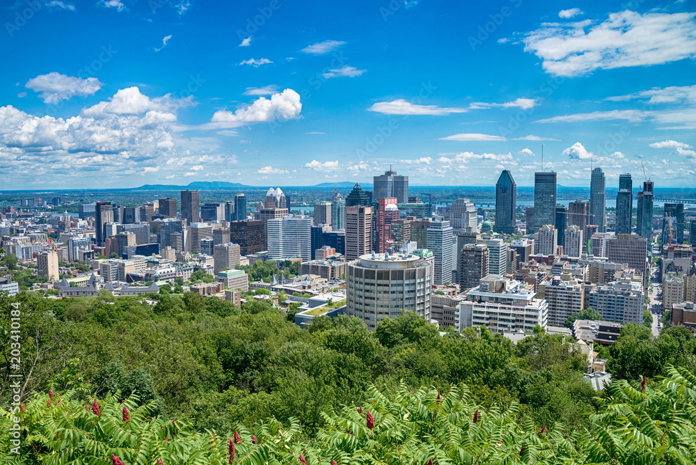 View of Montreal city in Canada Stock Photo | Adobe Stock