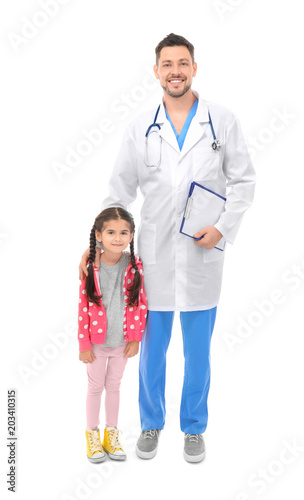Children's doctor with litt...