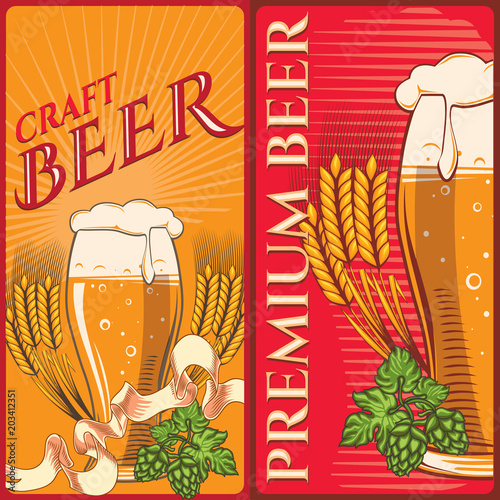Beer decorative design