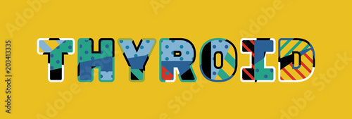 Thyroid Concept Word Art Illustration