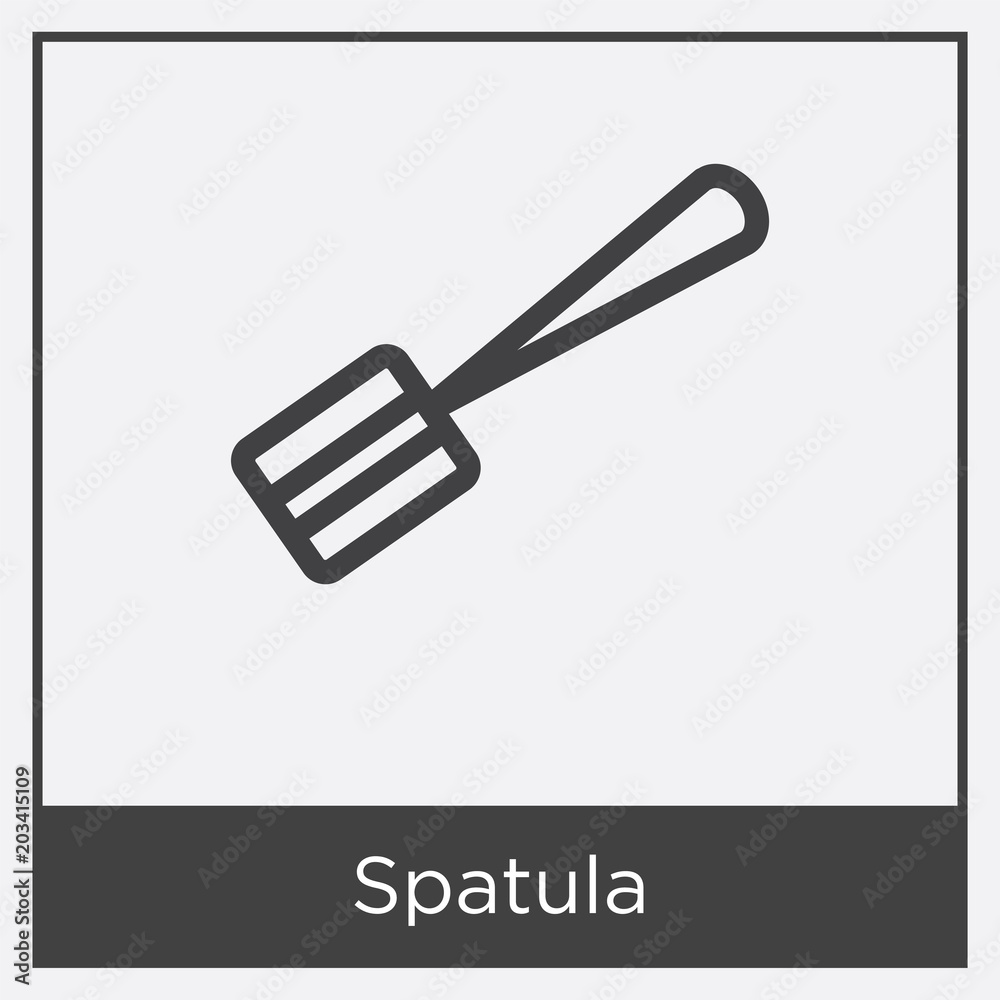 Spatula icon isolated on white background Spatula icon isolated on white background