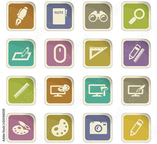 Design icons set