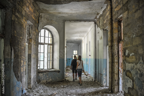 old abandoned building inside © Andrey Tovstyzhenko