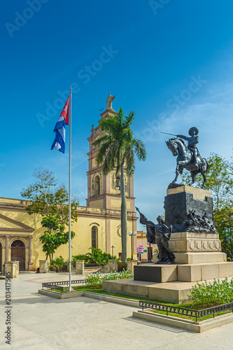 Ignacio Agramonte Park in Camagüey, Cuba 