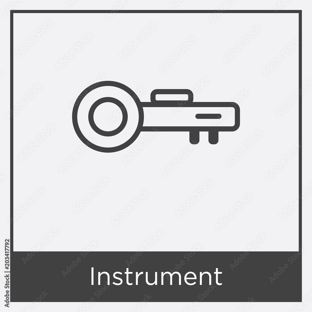Instrument icon isolated on white background Instrument icon isolated on white background