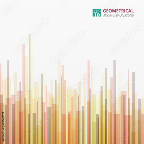 Abstract of spring time in tower of colorful lines, presenting for business objective.